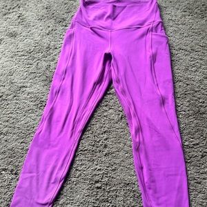 Lululemon Align high rise 25” pants in violet